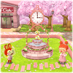 Rosa-Uhrenbrunnen