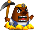 Resetti in Animal Crossing: Let's Go to the City